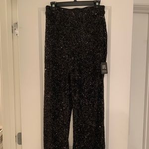 Express Black Sequin pants